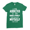 i was addicted to the hokey pokey Ladies Fitted T-Shirt