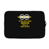 new mens womens kids eye got mad minion skills and stuff funny novelty Laptop sleeve