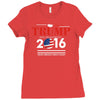trump 2016 presidential Ladies Fitted T-Shirt