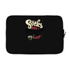 socks don't protect my heart Laptop sleeve