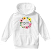 Floral Baby Name Youth Hoodie
