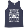 funny ugly christmas smiley emoticon Tank Top
