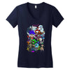 i ain't afraid of no ghosts Women's V-Neck T-Shirt