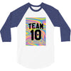 Holographic Team 10 3/4 Sleeve Shirt