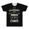 legendary riders are born in 1988 All Over Men's T-shirt