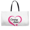 Coming Soon Baby Girl Weekender Totes
