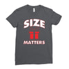 size matters Ladies Fitted T-Shirt