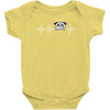 pug heartsnort Baby Bodysuit