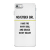 November Girl iPhone 7 Case