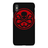 red skull logo avengers marvel comics gift iPhoneX Case