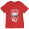 Motorcycles Dad V-Neck Tee