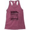 clebrity hip hop nutrition Racerback Tank