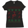 jake paul ugly christmas Ladies Fitted T-Shirt