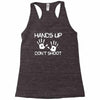 hands up don't shoot Racerback Tank