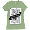 king and skull Ladies Fitted T-Shirt