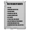 rules for dating my daughter shirt t shirt perfect father's gift iPad 3 and 4 Case