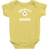 Kiss Me I Am A Nurse St Patricks Day Design Baby Onesie
