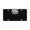 nerdy shirt License Plate