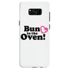 Bun in the Oven with Heart Baby Girl Samsung Galaxy S8