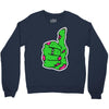 zombie okay Crewneck Sweatshirt