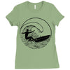 surf vibes Ladies Fitted T-Shirt
