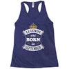 Legends Are Born In September Racerback Tank