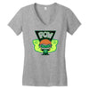 green lantern pow Women's V-Neck T-Shirt