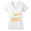 assistant principal Women's V-Neck T-Shirt