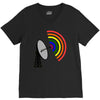 gaydar gay rainbow radar V-Neck Tee