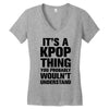 it's a kpop thing you probably wouln't understand Women's V-Neck T-Shirt