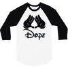 mickey mouse sexy dope 3/4 Sleeve Shirt
