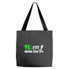 zombie never give up fun Tote Bags