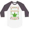 smoke weed every christmas 3/4 Sleeve Shirt