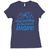 stop waiting Ladies Fitted T-Shirt