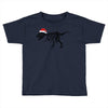 t rex skeleton santa claus Toddler T-shirt