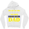 soldier dad Zipper Hoodie