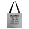Mechanic Tote Bags
