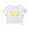 schnitzel Crop Top