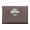 be yourself unless you can be a unicorn Accessory Pouches