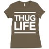 thug life Ladies Fitted T-Shirt