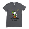 Happiness is Camp Ladies Fitted T-Shirt