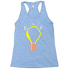 running out of bright ideas Racerback Tank