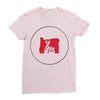 please red Ladies Fitted T-Shirt