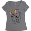 death rides Women's Triblend Scoop T-shirt