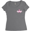 breast cancer survivor pocket Women's Triblend Scoop T-shirt
