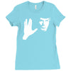 spock star trek leonard nimoy tribute Ladies Fitted T-Shirt