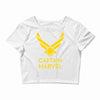 captain marvel 4 Crop Top