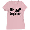 the dogfather west highland Ladies Fitted T-Shirt