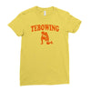 tebowing trending Ladies Fitted T-Shirt