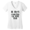 computer fear Women's V-Neck T-Shirt